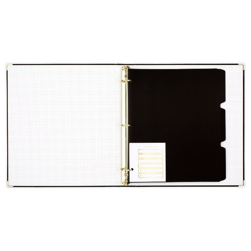 Sugar Paper™ 1" Ring Binder Black