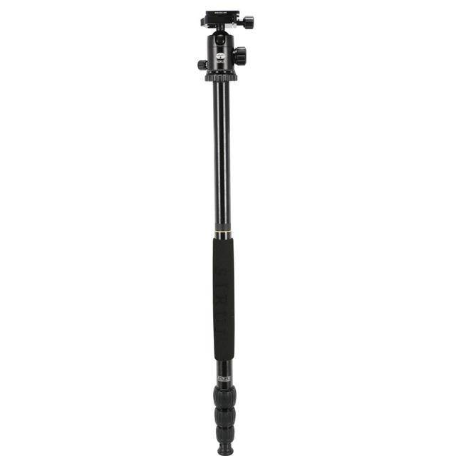 Sirui T-2004S T-S Series Aluminum Travel Tripod / Monopod, 33 lb Capacity, Black