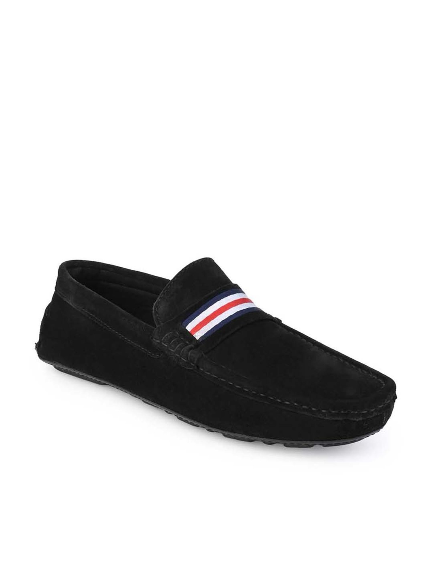 Styli Men's Black Casual Loafers