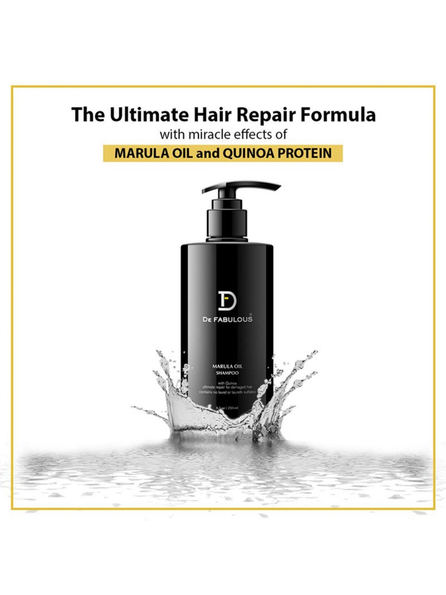 De Fabulous Marula Oil Shampoo - 250 ml