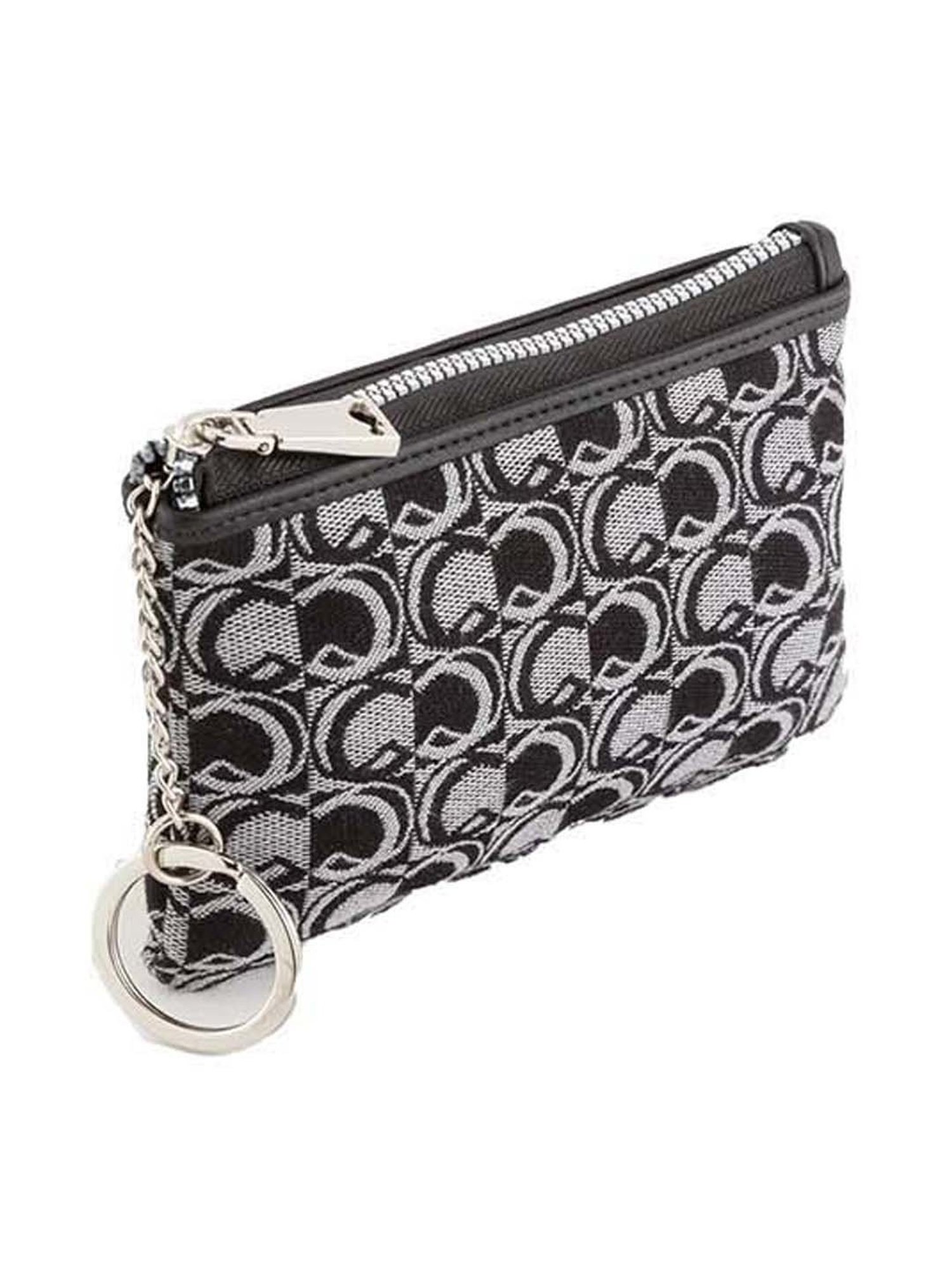 CARPISA Marianna Black & Grey Printed Coin Pouch