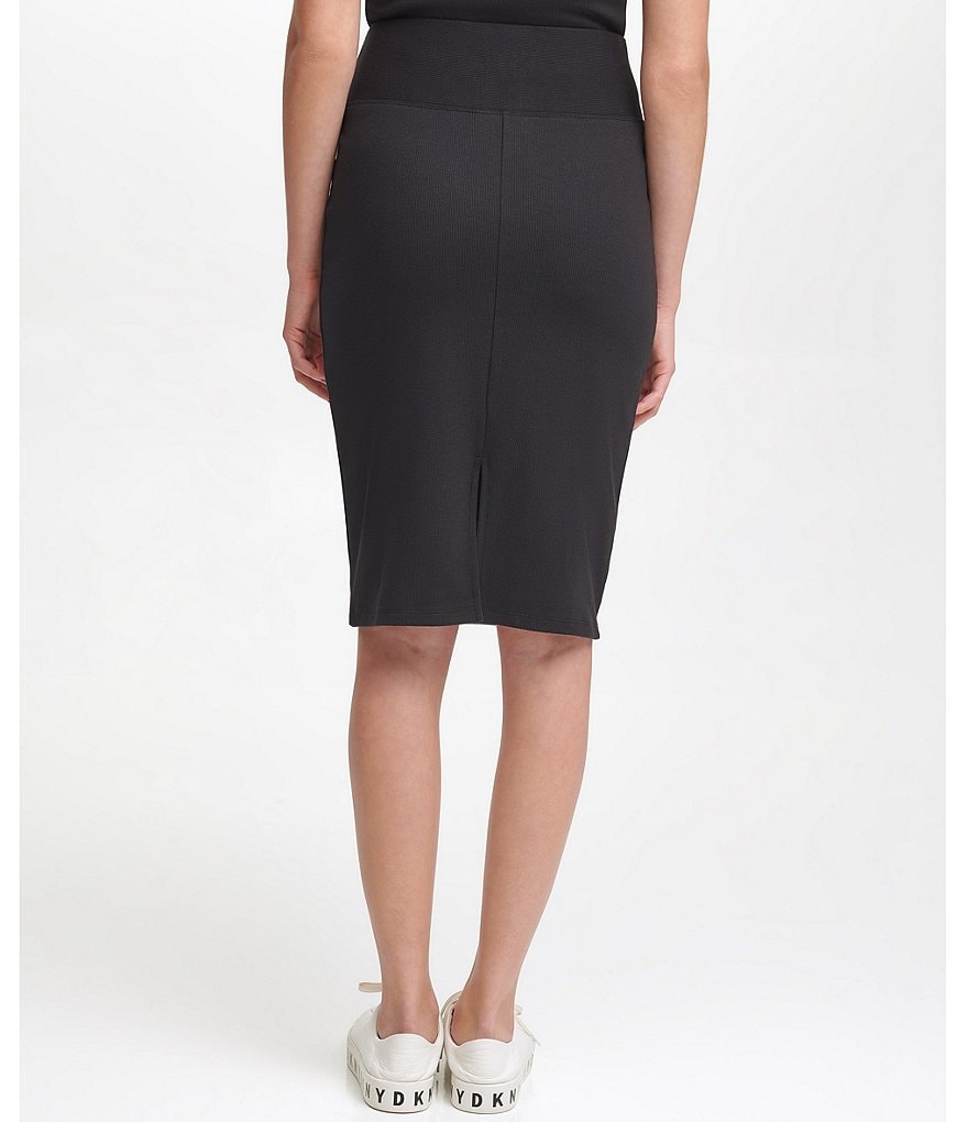 Marc New York Off Duty French Terry Drawcord Pencil Skirt