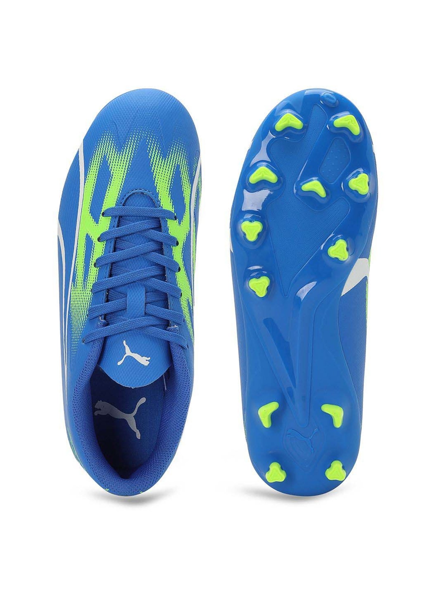 Puma Kids ULTRA PLAY FG/AG Jr Ultra Blue & White Football Shoes