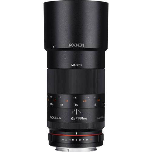 Rokinon 100mm F2.8 Full Frame Macro Lens for Sony E Mount, Manual Focus #100M-E