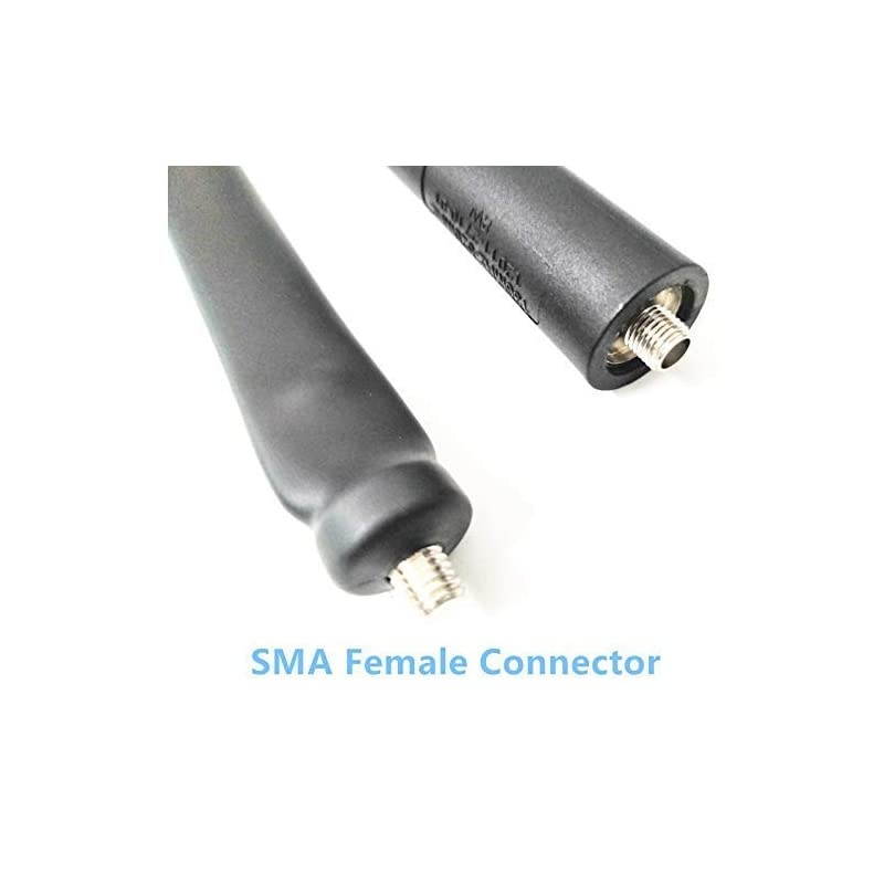 Tactical SMAFemale Dual Band 144430Mhz 18inch Foldable Antenna for Baofeng UV5R UV82 UV9R Plus BFF8HP Kenwood Two Way Radio