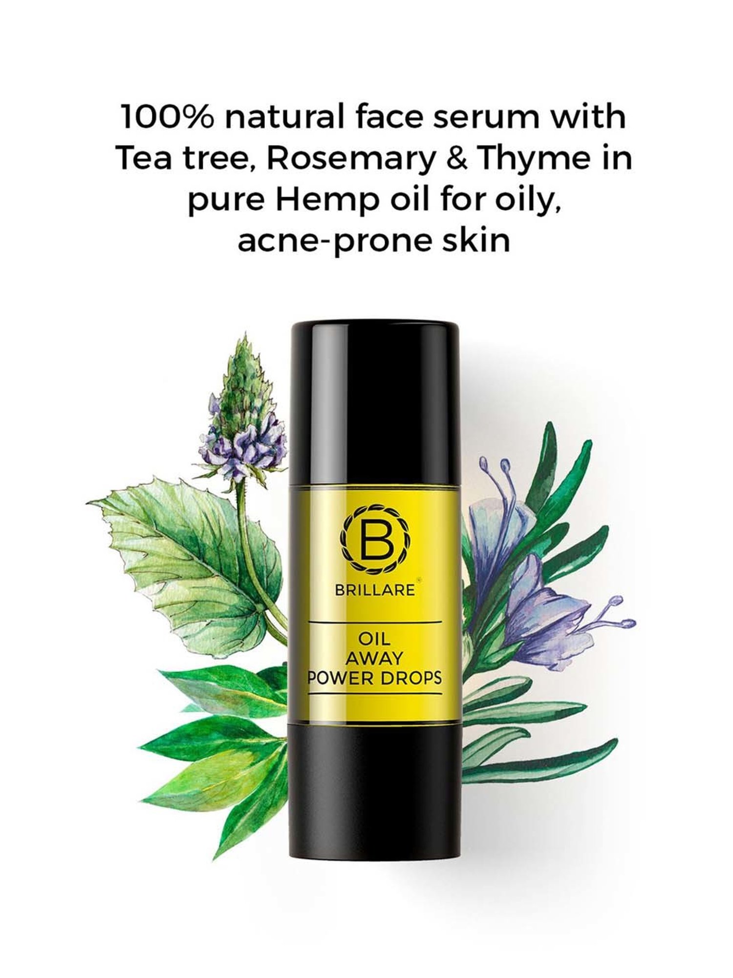 Brillare Oil Away Power Drops for Acne Prone Skin - 15 ml
