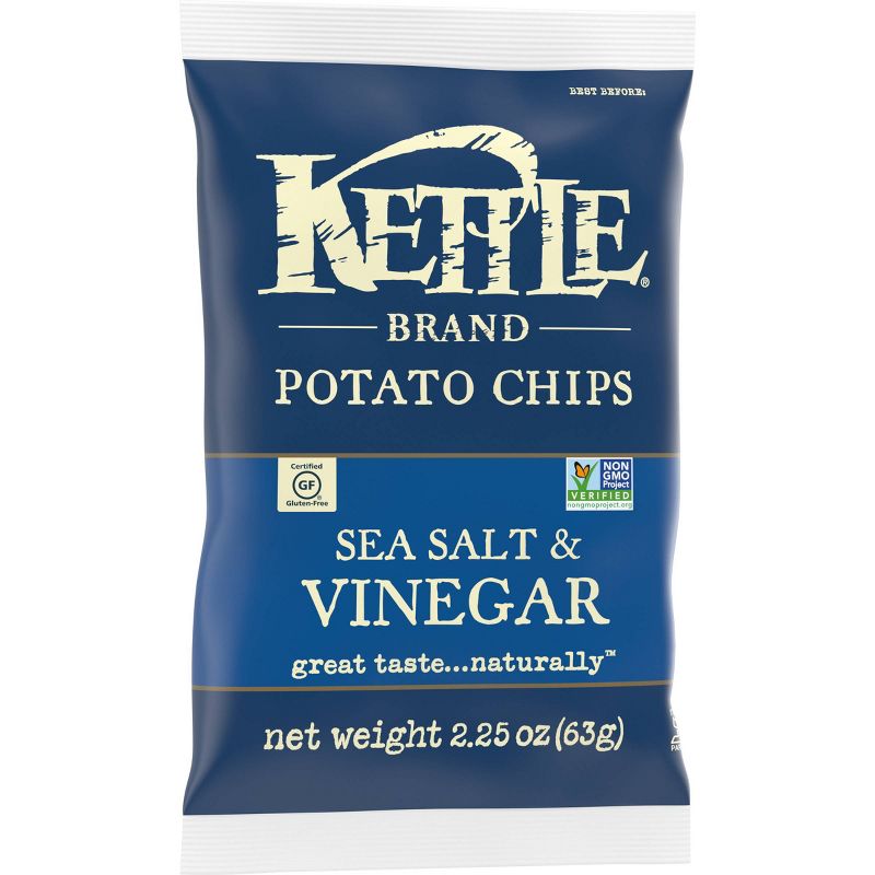 Kettle Sea Salt & Vinegar Potato Chips - 2.25oz