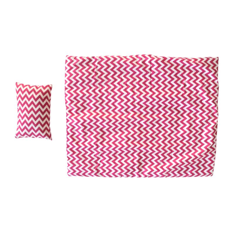 Olivia's Little World - Little Princess 18" Doll Furniture - Bedding - Modern Chevron