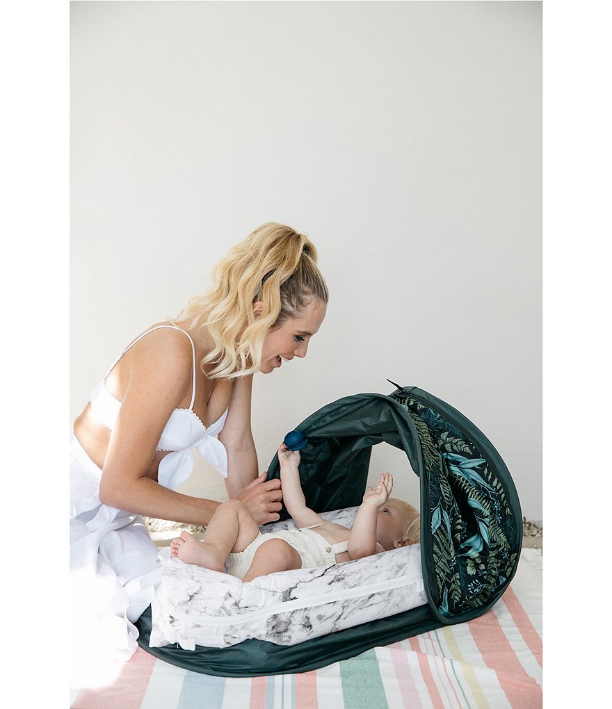 DockATot 0-8 Month Marble Print Deluxe Dock Stage 1