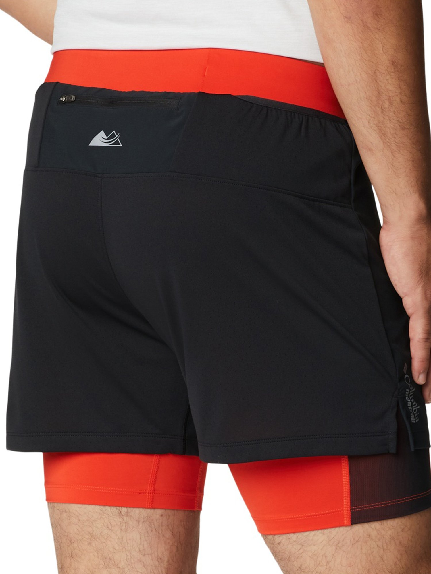 Columbia Men Black M Endless Trail 2in1 Shorts