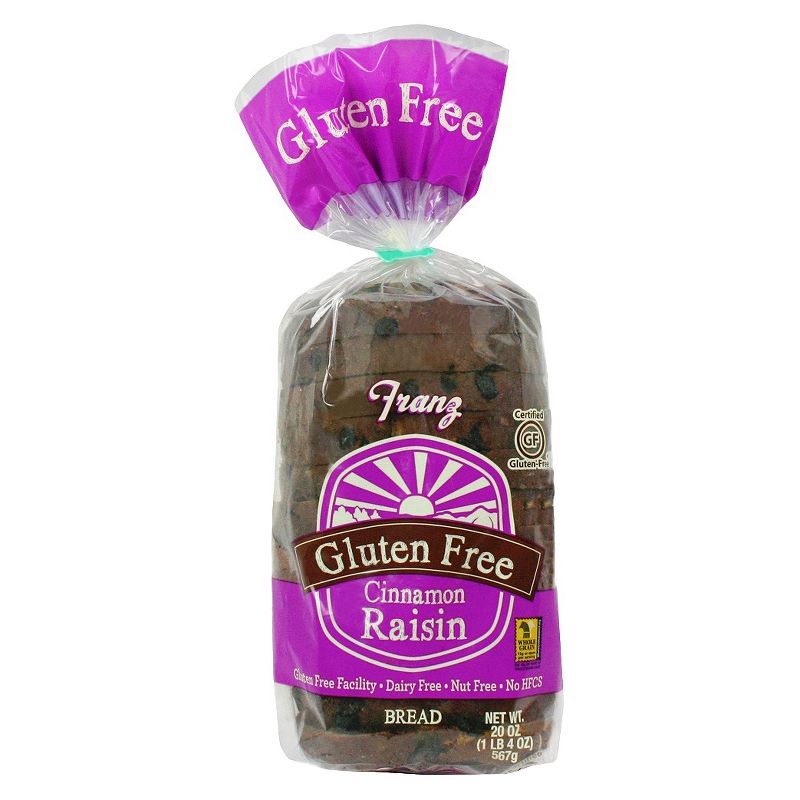 Franz Gluten Free Cinnamon Raisin Bread 20oz