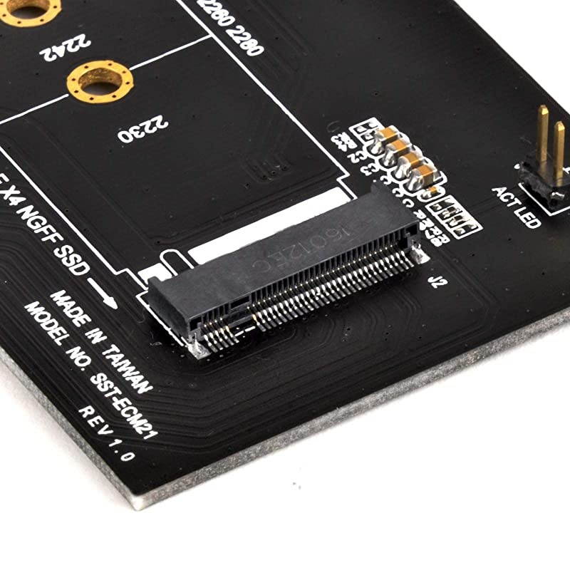 M2 to M Key Pci-E X4 Card ECM21-USA