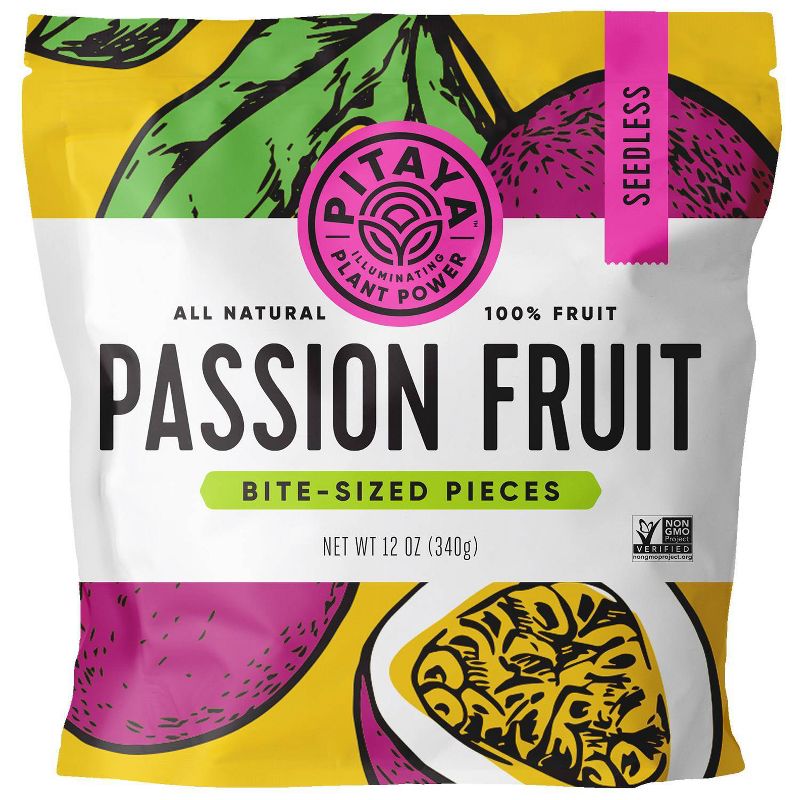 Pitaya Plus Frozen Seedless Passion Fruit Cubes - 12oz