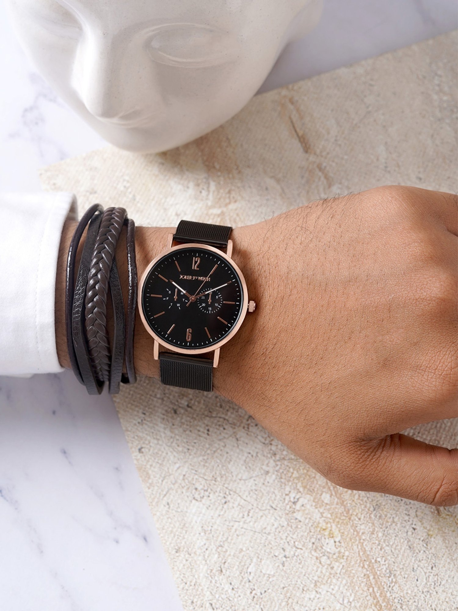 Joker & WItch JWBS912 Multifunction Watch for Women With Bracelet