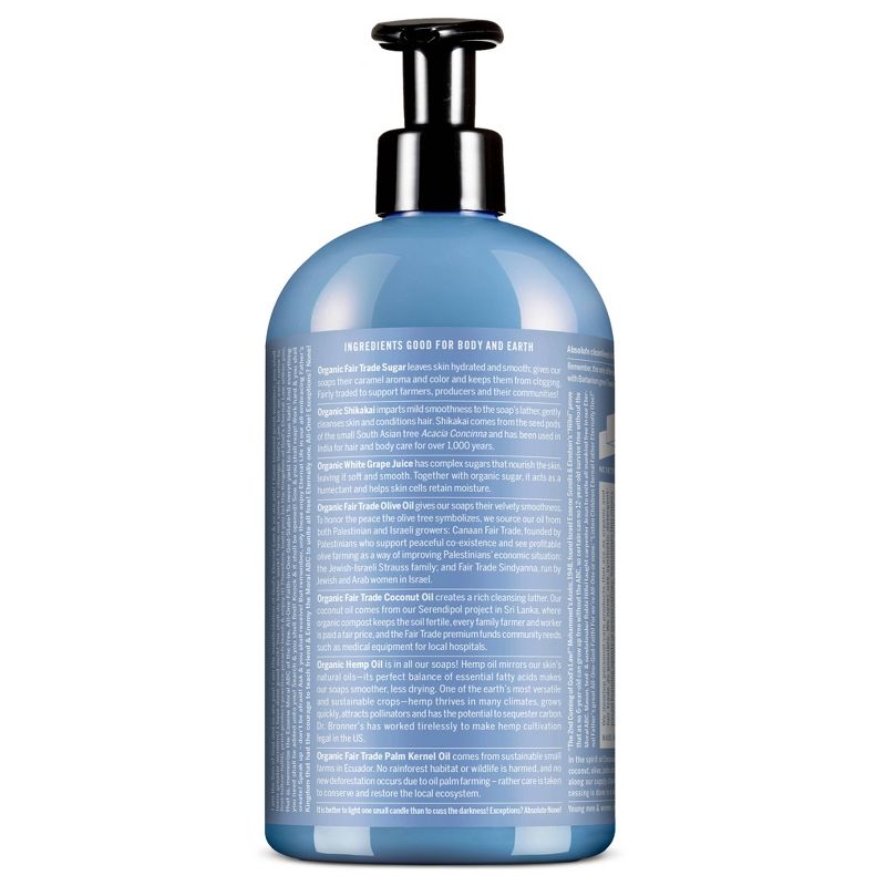 Dr. Bronner's Organic Baby Sugar Soap - Unscented - 24oz