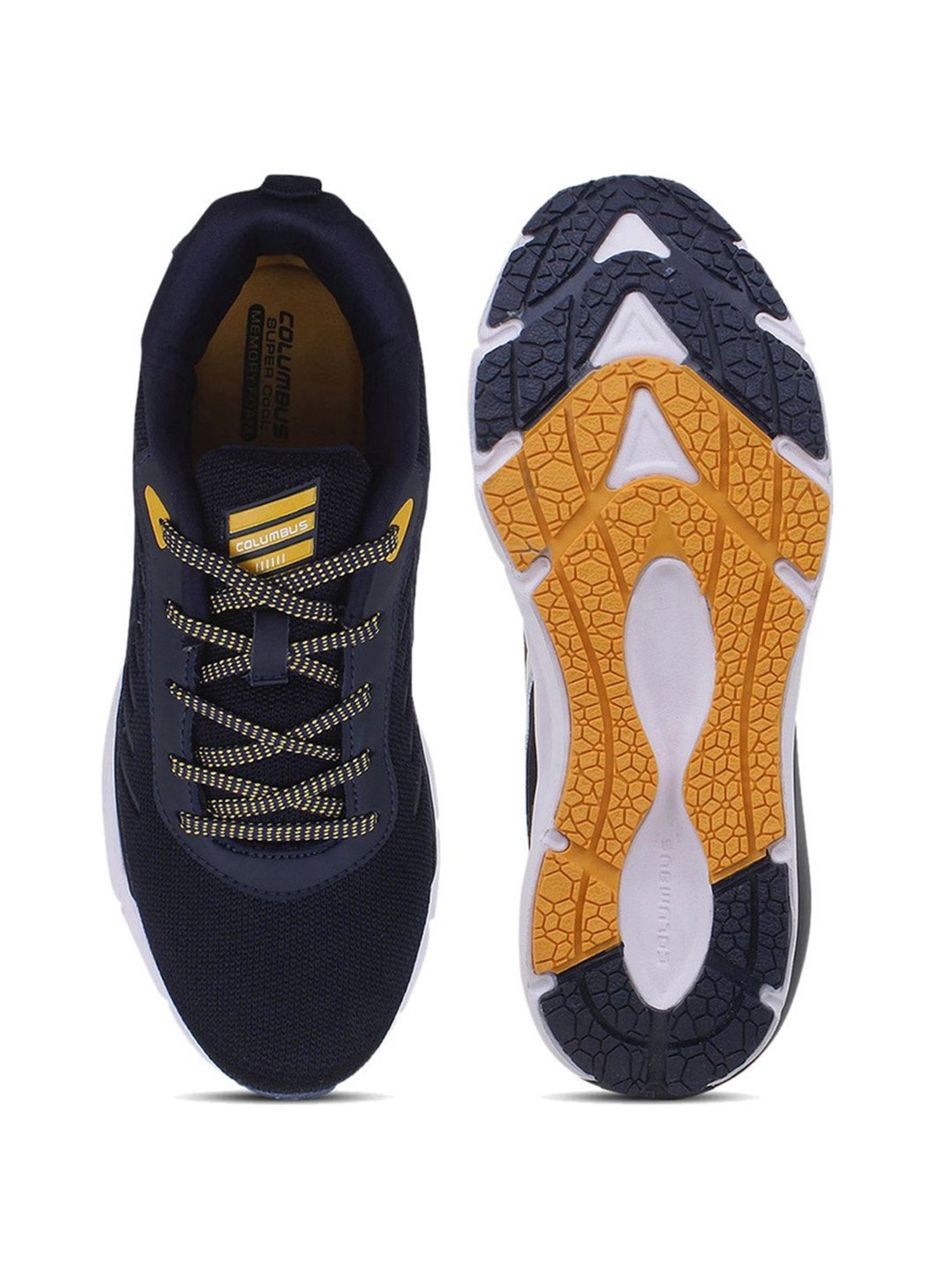 Columbus Men's Navy Running Shoes