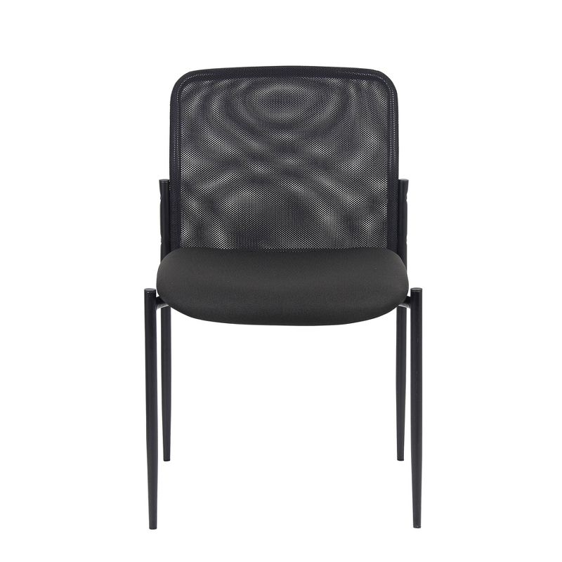 Mesh Guest Chair Black - Boss Office Products
