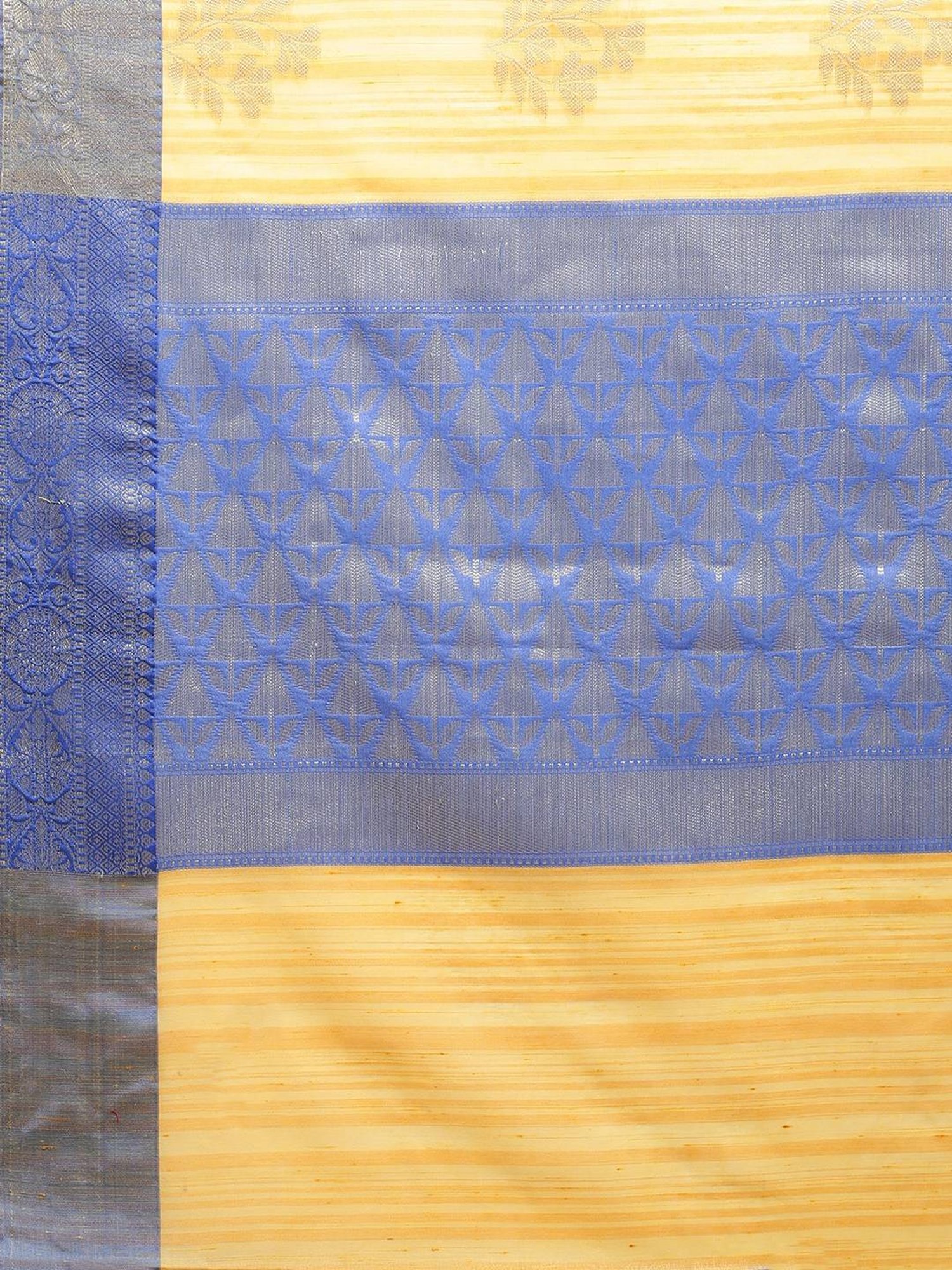 Banarasi Silk Works Gold Woven Saree with Blouse