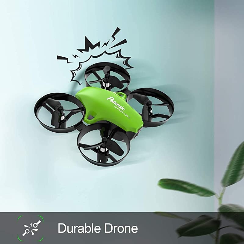 Upgraded A20 Mini Drone Easy to Fly Drone for Kids and Beginners RC Helicopter Quadcopter with Auto Hovering Headless Mode Remote Control and 3 Batteries Green