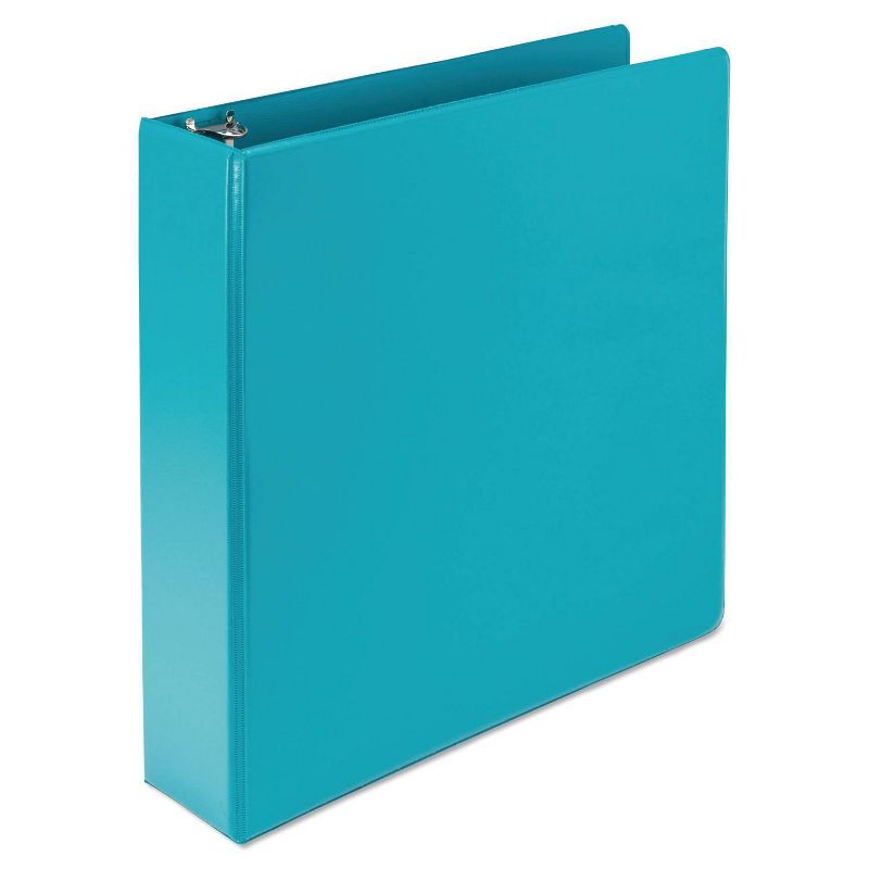 2pk 450 Sheet 2" Round Ring Binder Turquoise - Samsill