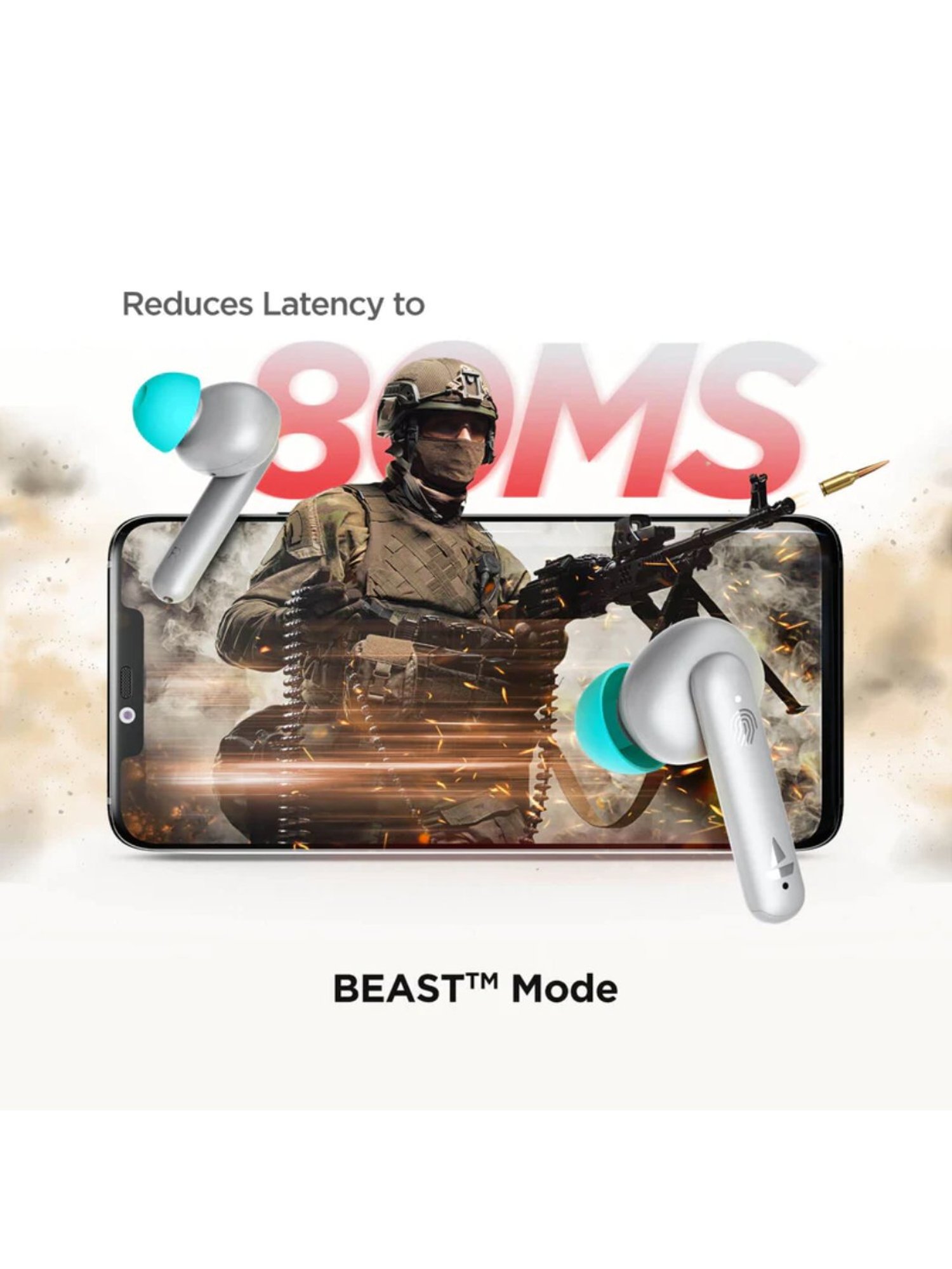 Boat Airdopes 148 Wireless Earbuds Upto 42 hours Playback (Grey)