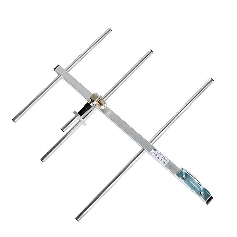 7dBi Yagi Antenna Wide Band UHF 400-470Mhz 70CM Antenna Outdoor Mobile Radio/Two-Way Radio Signal Booster Long Range SL16 Female SO239 Antenna for Motorola Icom Midland Yaesu Transceiver