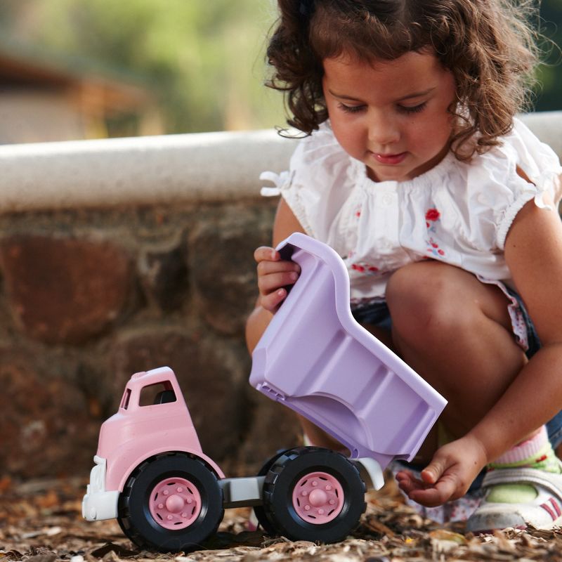 Green Toys Eco-Friendly Toddler Sized Pink Dump Truck