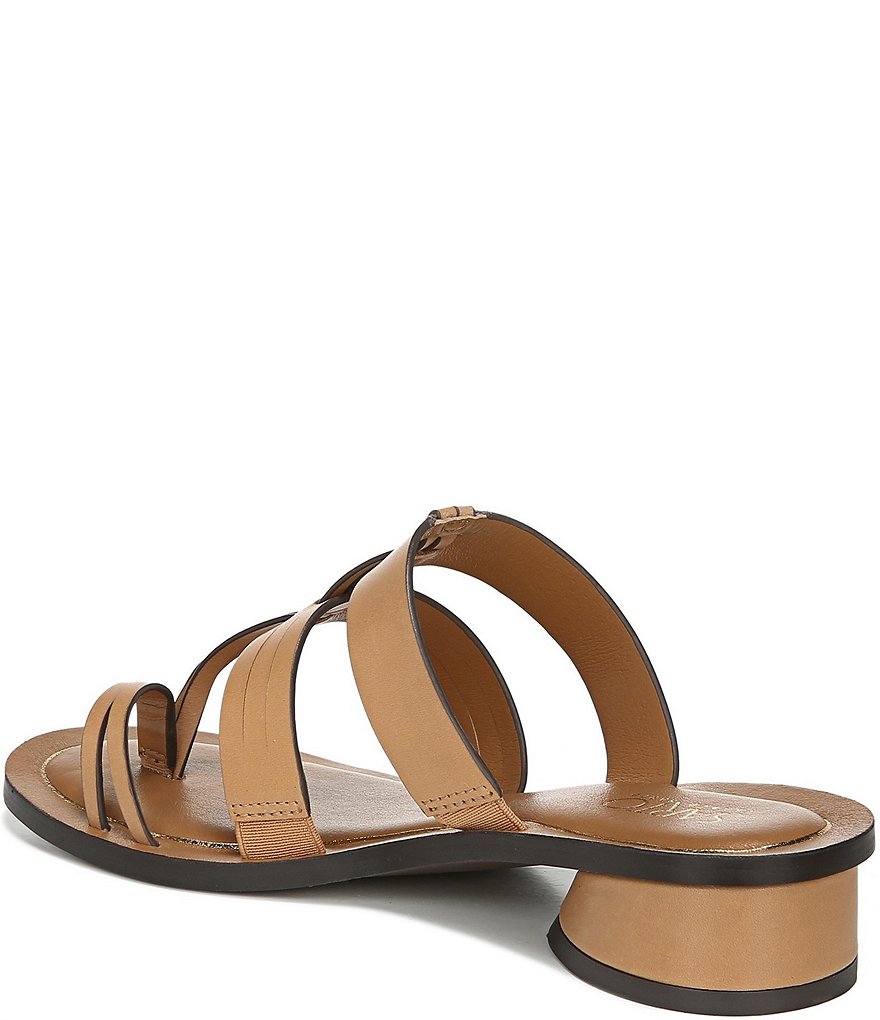 Sarto by Franco Sarto Tasha Leather Toe Ring Thong Sandals