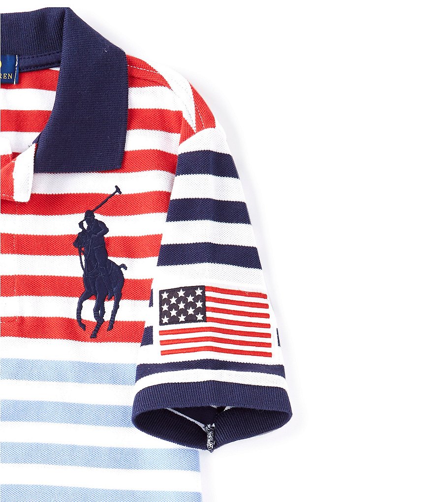 Nautica Big Boys 8-20 Short-Sleeve Vertical Logo Polo