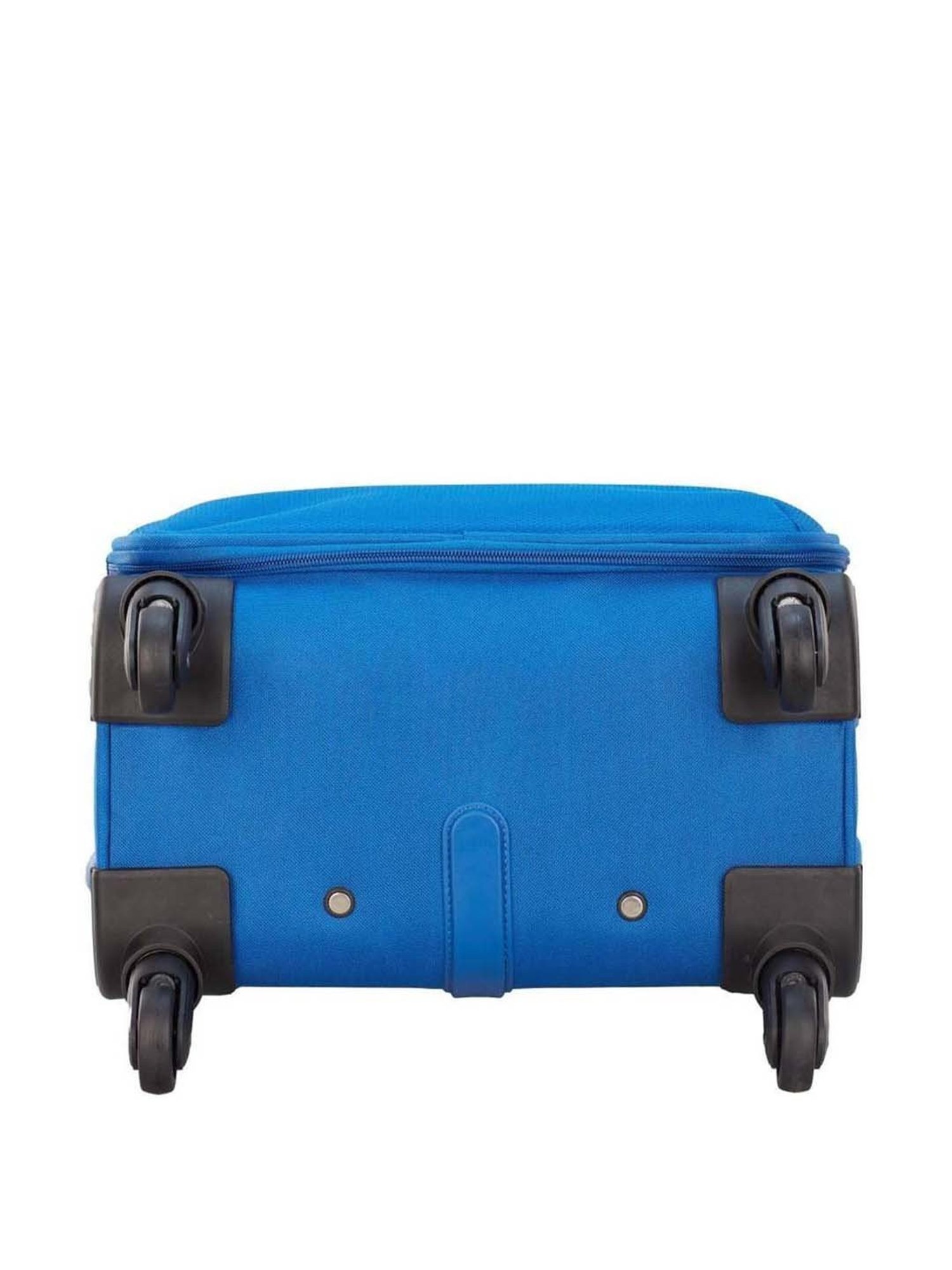 VIP Widget Blue Solid Soft Small Trolley Bag - 27.5 cm