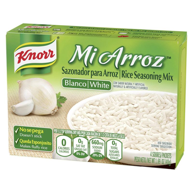Knorr Mi Arroz Rice Seasoning Mix White- 4ct