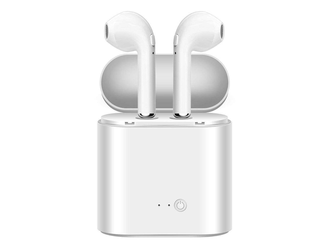 Wireless Earbuds Bluetooth Headphones Stereo Earphone with Built-In Mic with Charging Case Cordless Sport Headsets for AirPods iPhone XS XR X 8 7 plus 6 6s plus Android Samsung Galaxy