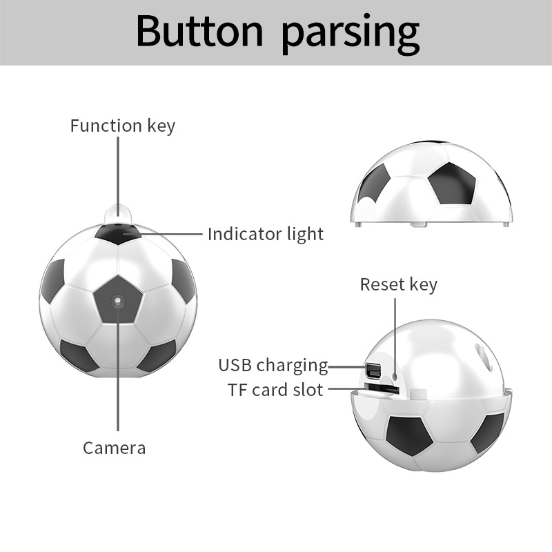 SQ20 Mini Camera Outdoor Sports Small Camera Camera 1080P HD Night Vision Matte Camera