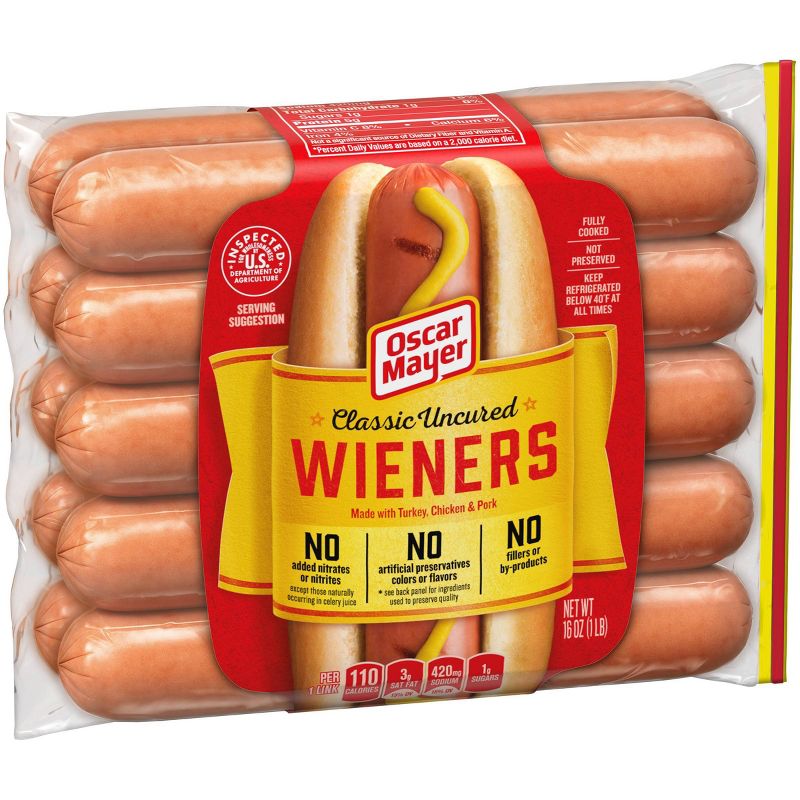 Oscar Mayer Classic Uncured Wieners - 16oz