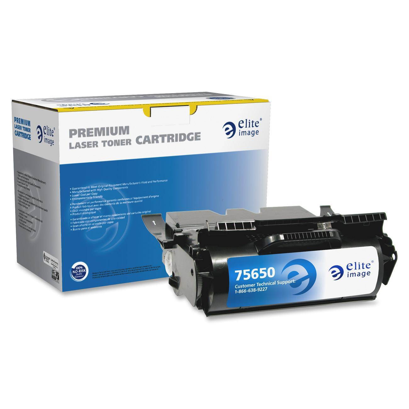 Elite Image 75650 Toner Cartridge 21 000 Page Yield Black