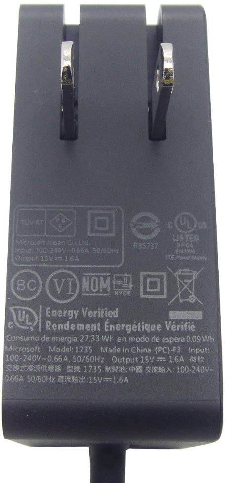OEM Quality 24W AC Power Adapter Charger for Microsoft Surface Go  1 2 Power Supply 15V 1.6A  1735
