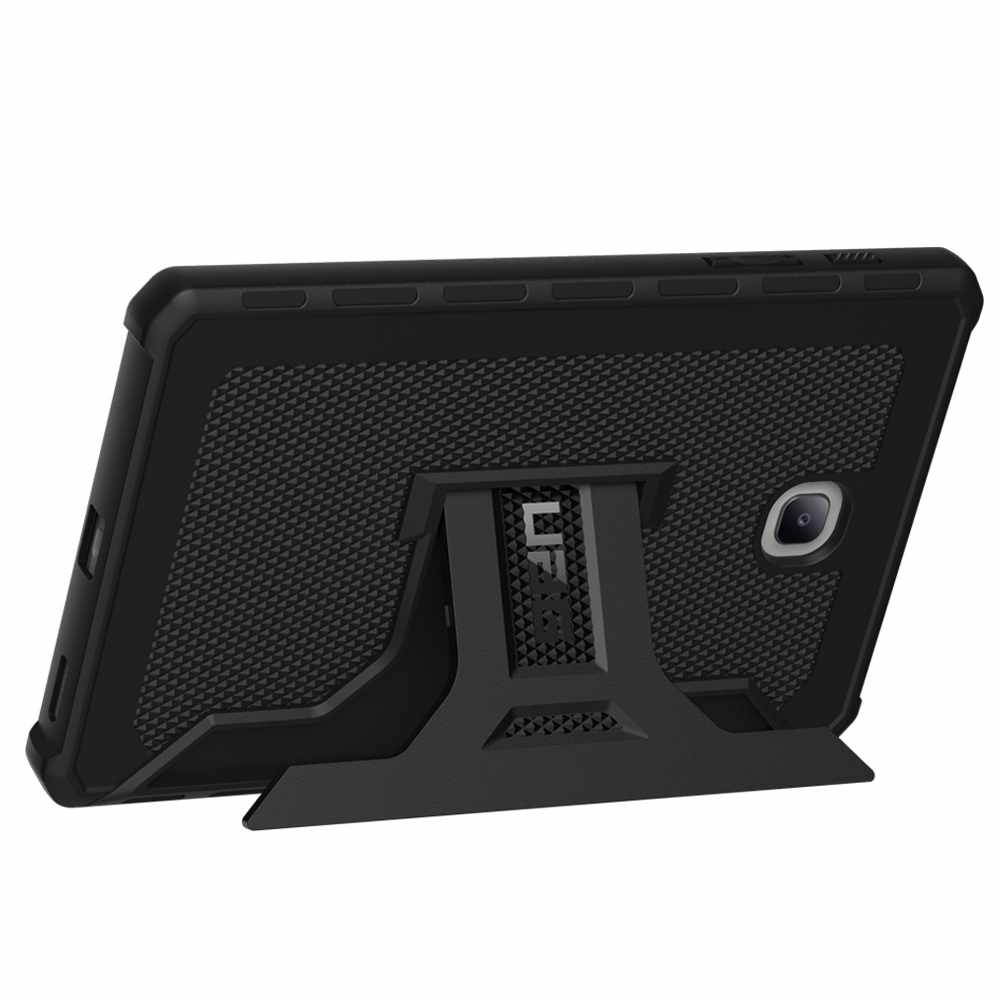 UAG Samsung Galaxy Tab A 8.0 2018 (SM-T387) with Kickstand Outback Feather-Light Rugged [Black] Military Drop Tested Case