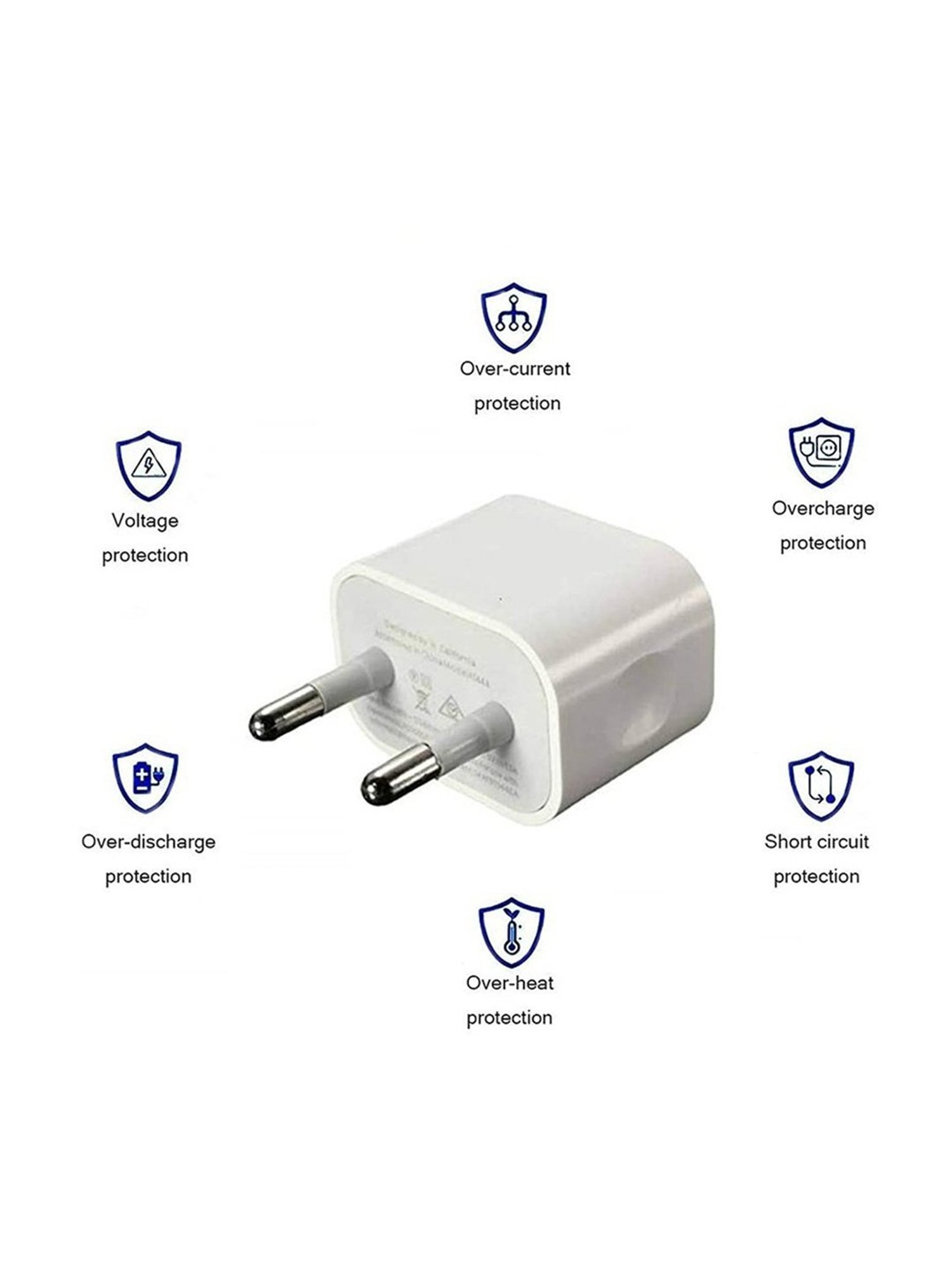 XYKOS Universal Fast Charging Power Adapter 5W Compatible With iPhone/ Air/ Mini & IOS Devices