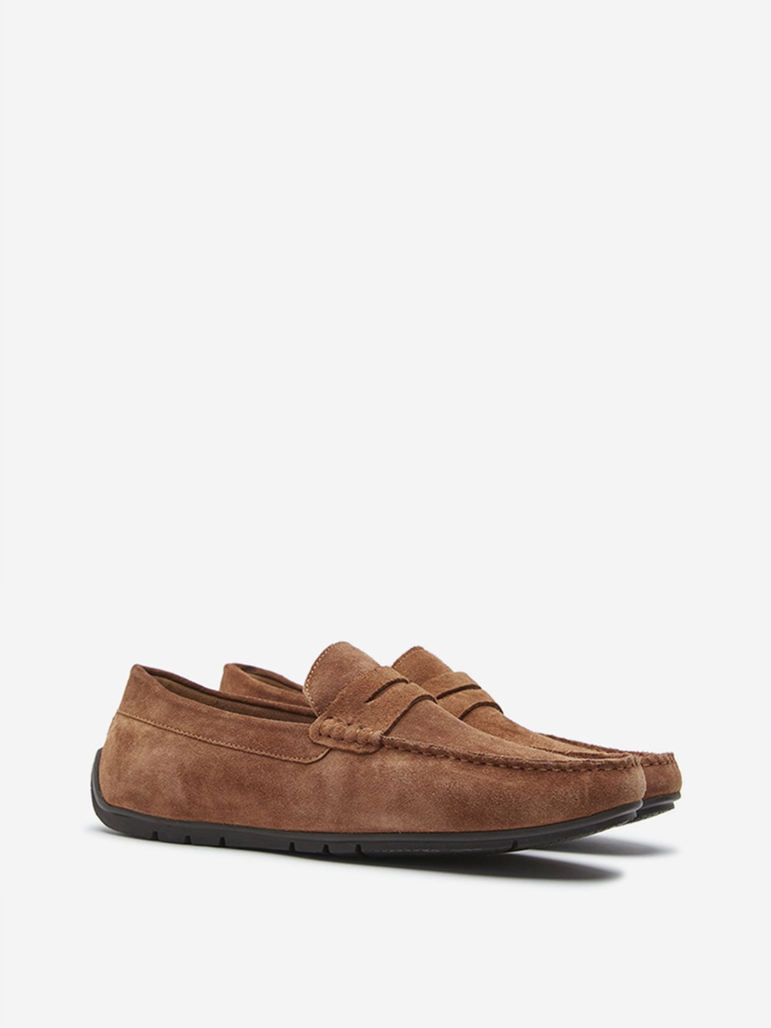 SOLEPLAY by Westside Tan Suede Loafers