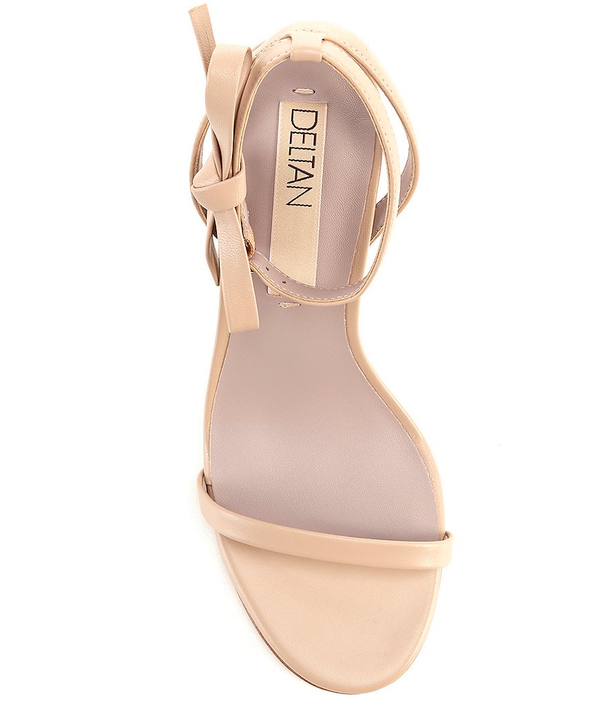 Deltan Miranda Ankle Bow Detail Dress Sandals