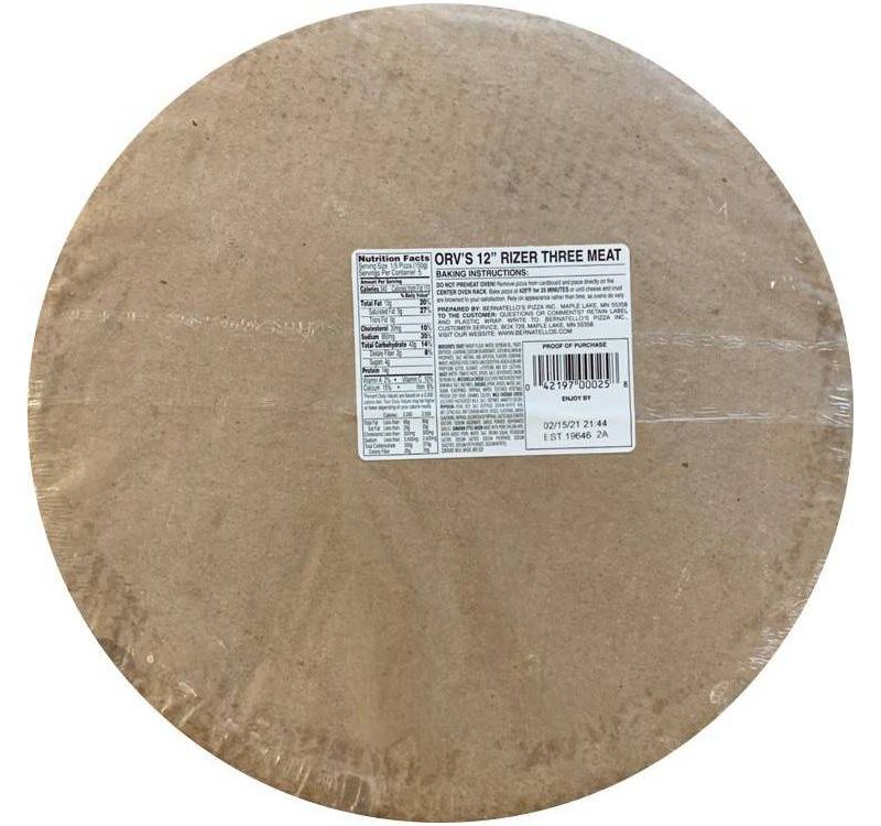 Orv's Ultimate Rizer 3-Meat Frozen Pizza - 26.5oz