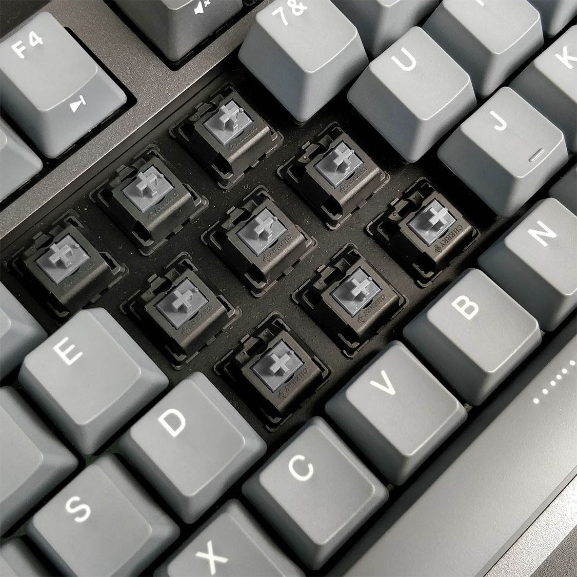 Glorious Modular Mechanical Gaming Keyboard (GMMK)- Barebone Edition (DIY Assembly Required) (Full Size, Black) + Glorious Black Aura Keycaps (Bundle)