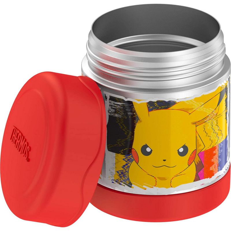 THERMOS FUNTAINER 10 Ounce Stainless Steel Kids Food Jar, Pok'emon