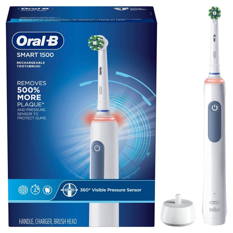 Oral-B Smart 1500 Rechargeable Electric Toothbrush - Blue