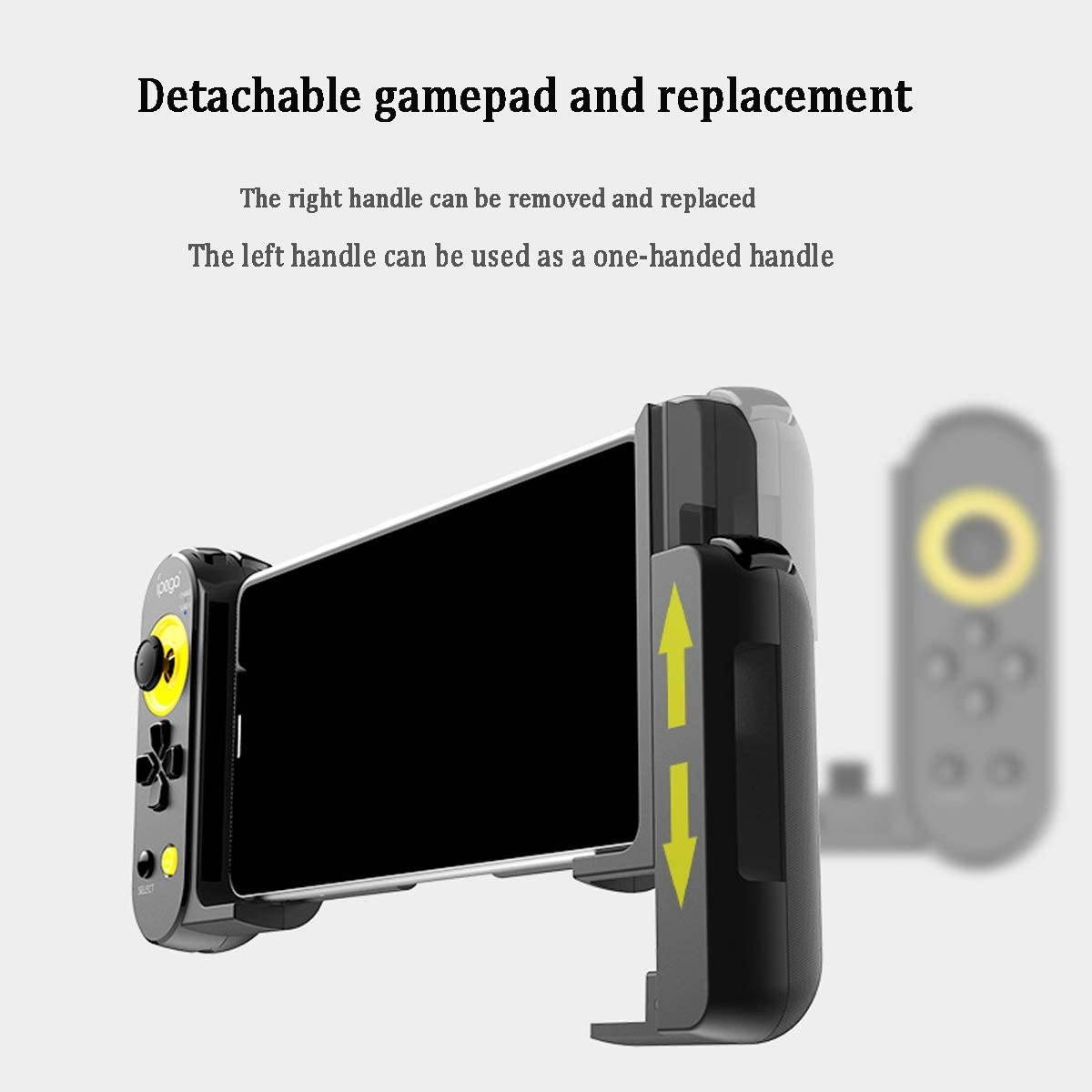 PG-9167 Wireless 4.0 Smart PUBG Mobile Game Controller for Samsung Galaxy S10/S10+ /S20 S20+5G/Huawei P40 Pro P30 P30 Pro Mate Android Mobile Smartphone Tablet
