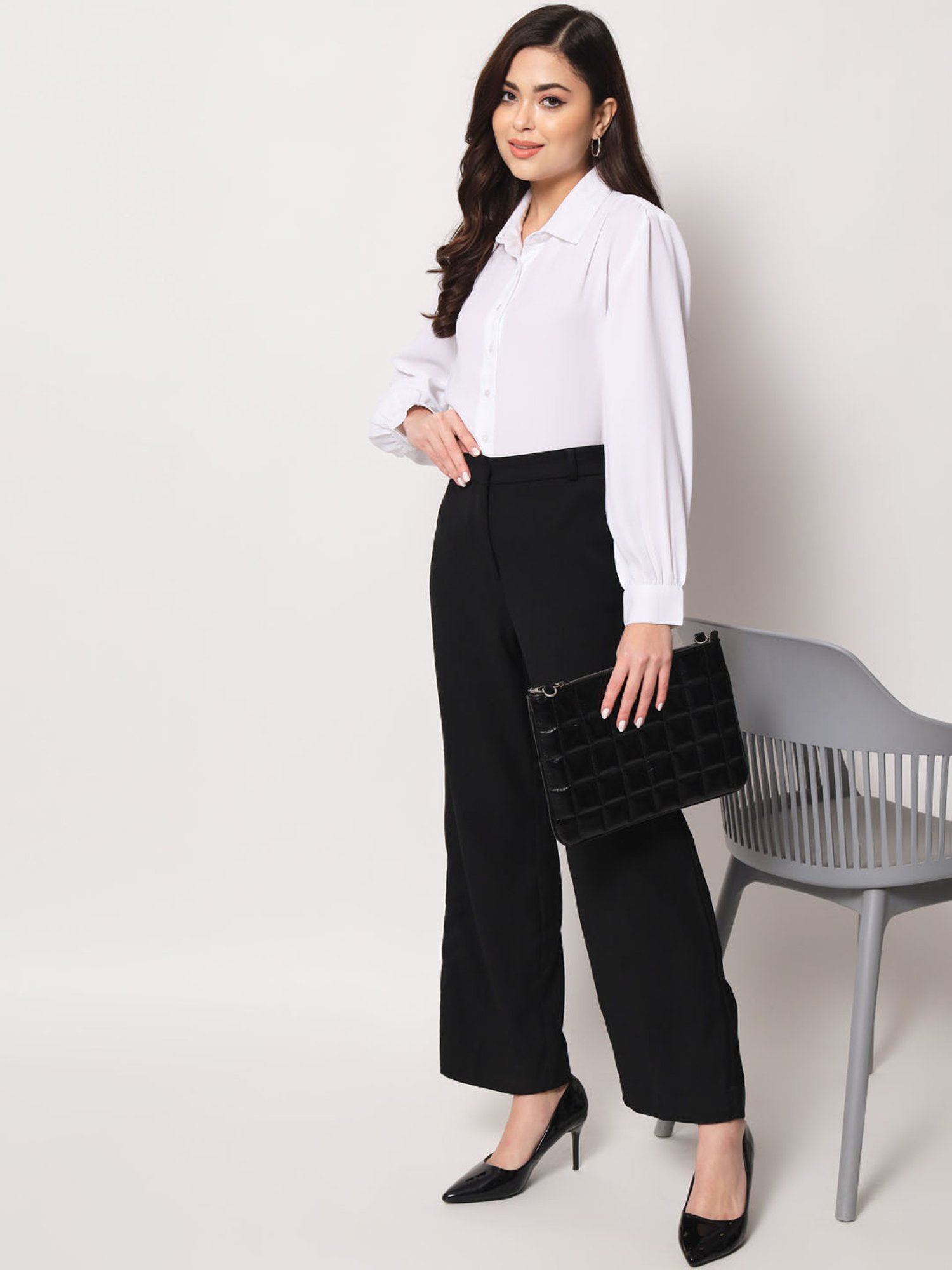 Trend Arrest White Regular Fit Shirt