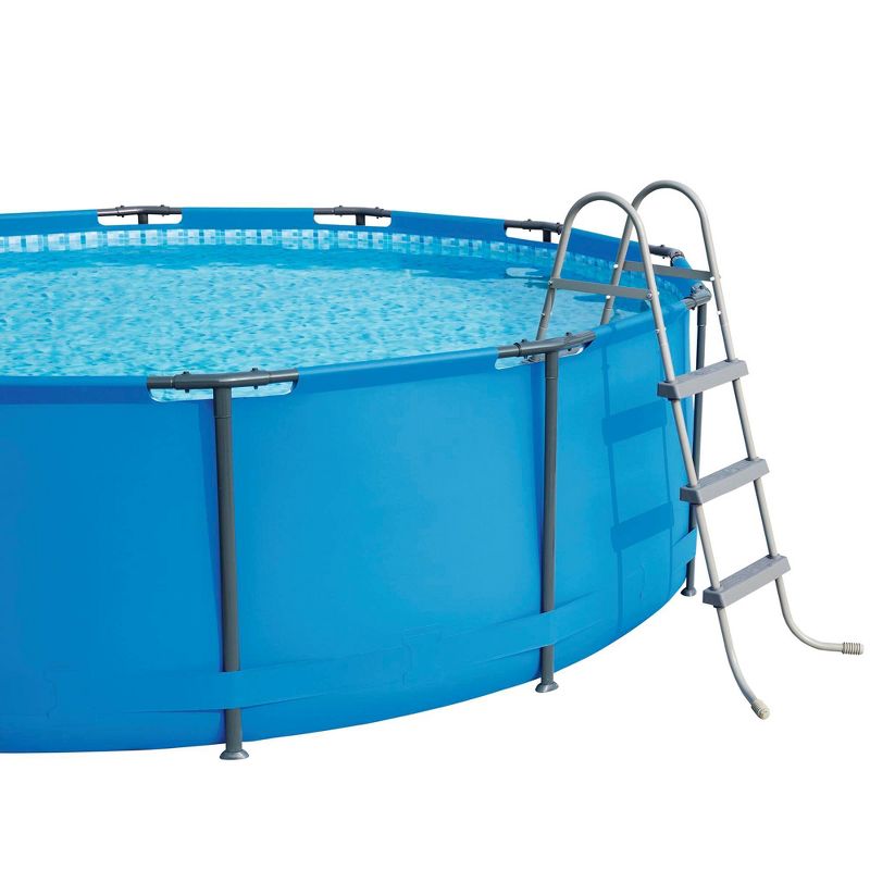 Bestway 15ft x 42in Steel Pro Max Round Frame Above Ground Pool and Accessories