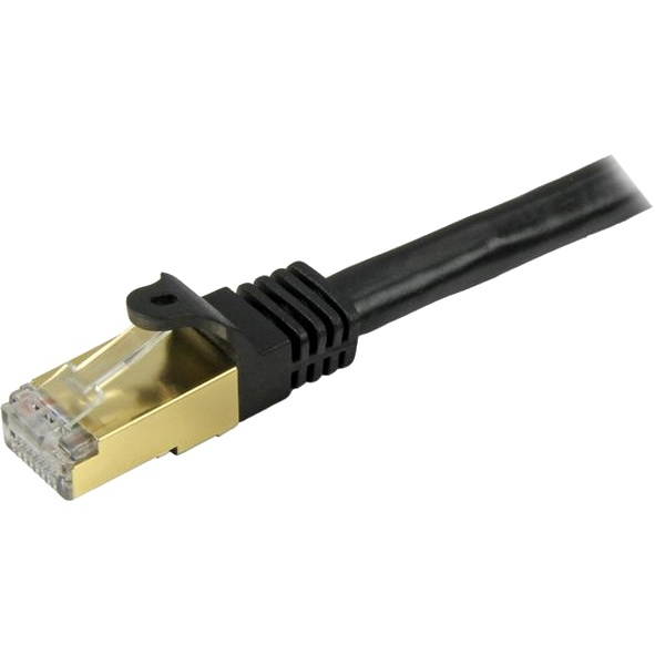 Cat 6 Ethernet Cable 50 ft Black Long Internet Network Cable High Speed Flat LAN Cable RJ45 Cord for Gaming Switch Modem Router Coupler