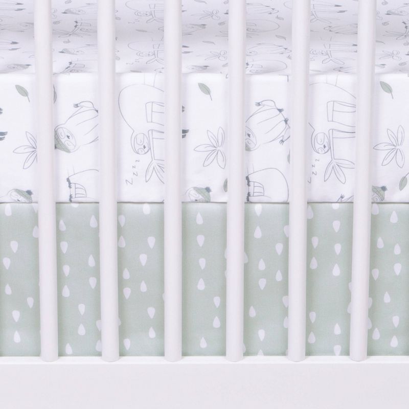 Trend Lab Crib Set Sloth Playground - 4pc