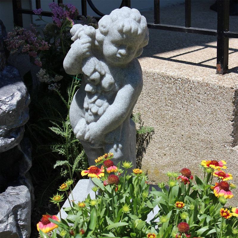 23.75" Lawn Decor Cupid Statuary - Sand - Emsco